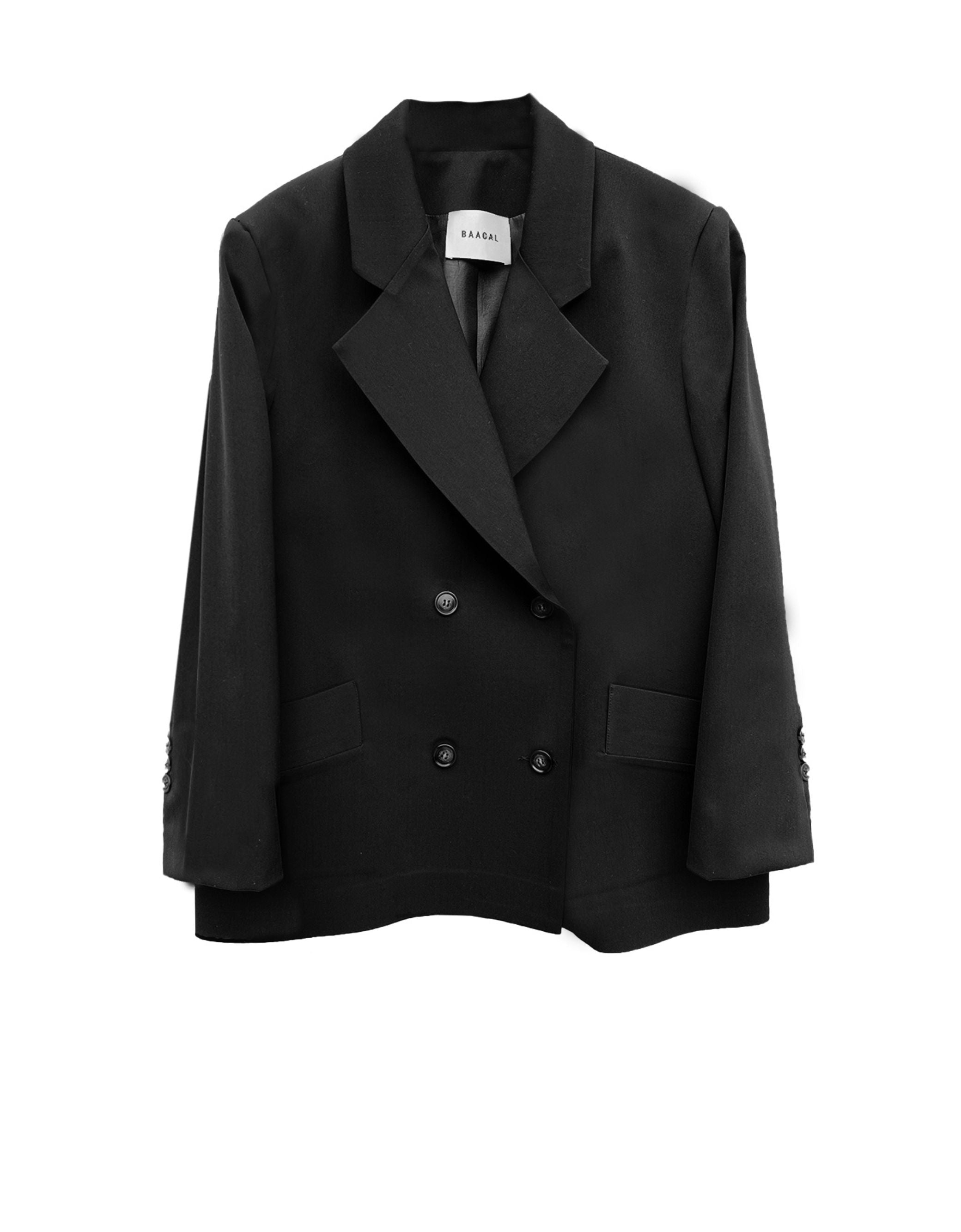 Davis Blazer- sharp with a relaxed fit - Black