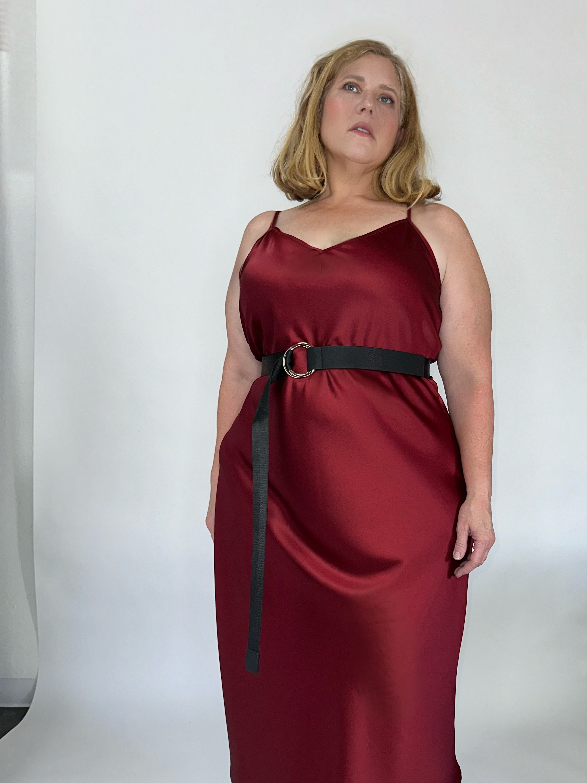 The Cabaret Slip Dress- Wine