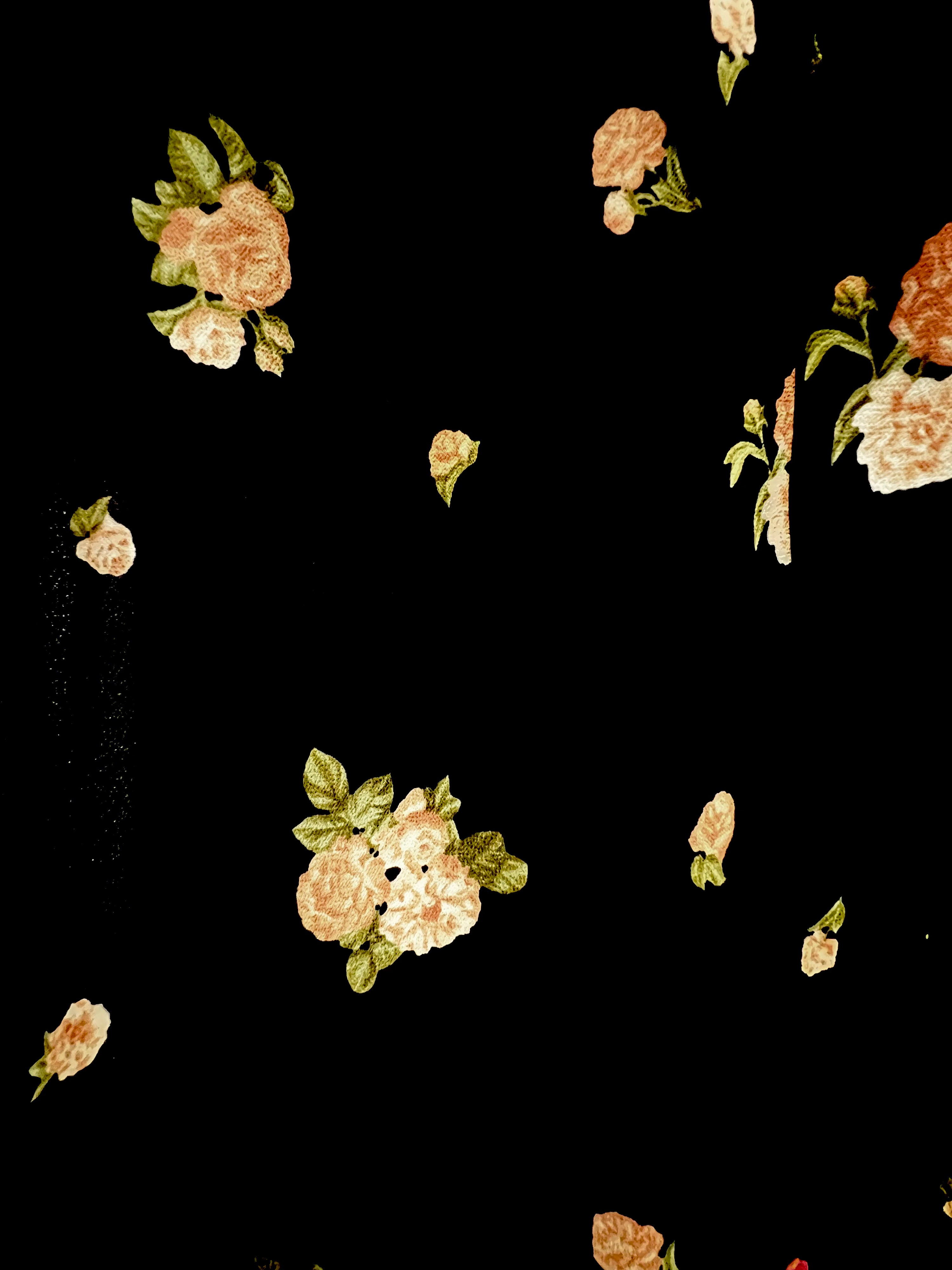 The Marion Tie Neck Silk Crepe De Chine Dress - Botanical