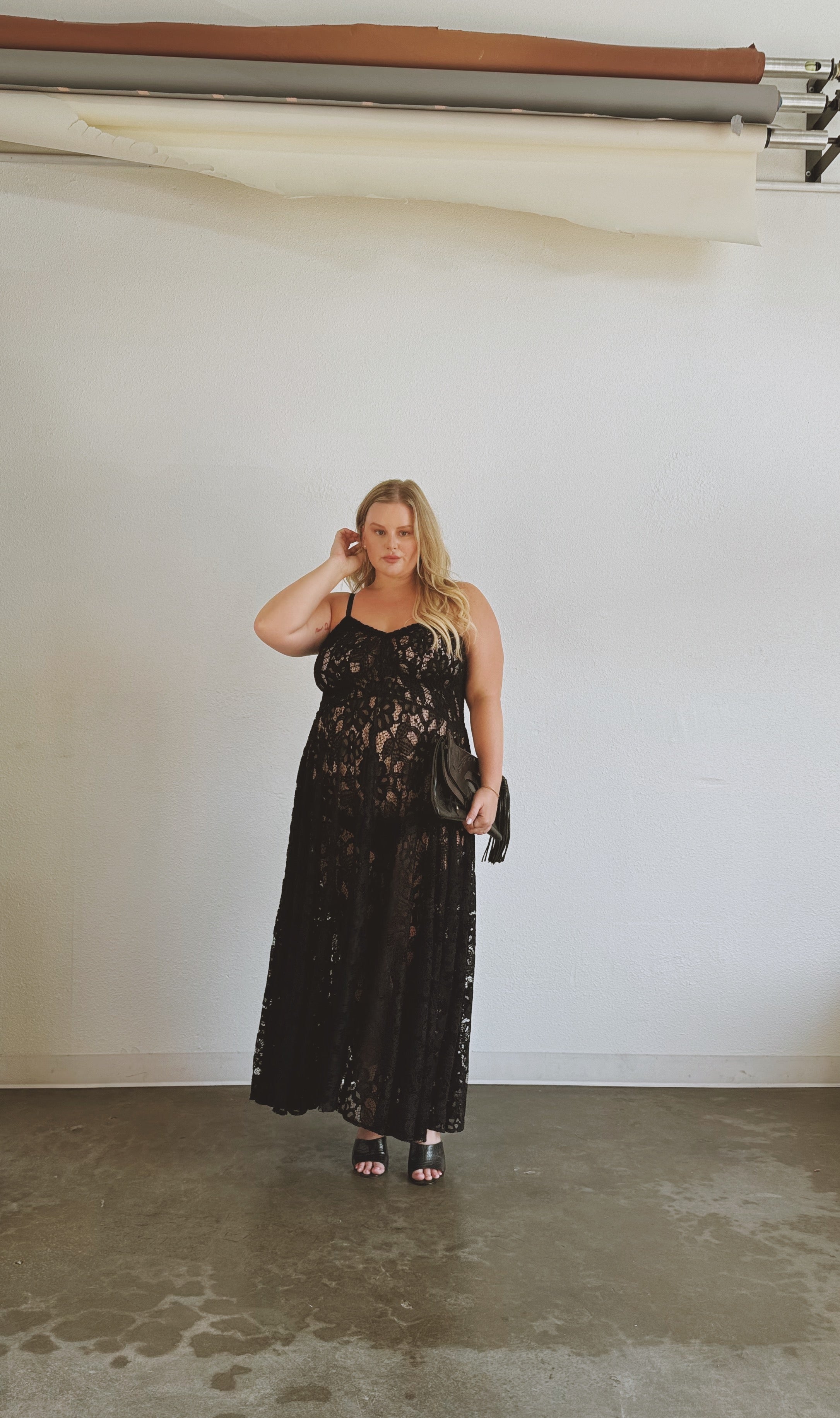 JONI SUN DRESS -  LACE — detail, fabric