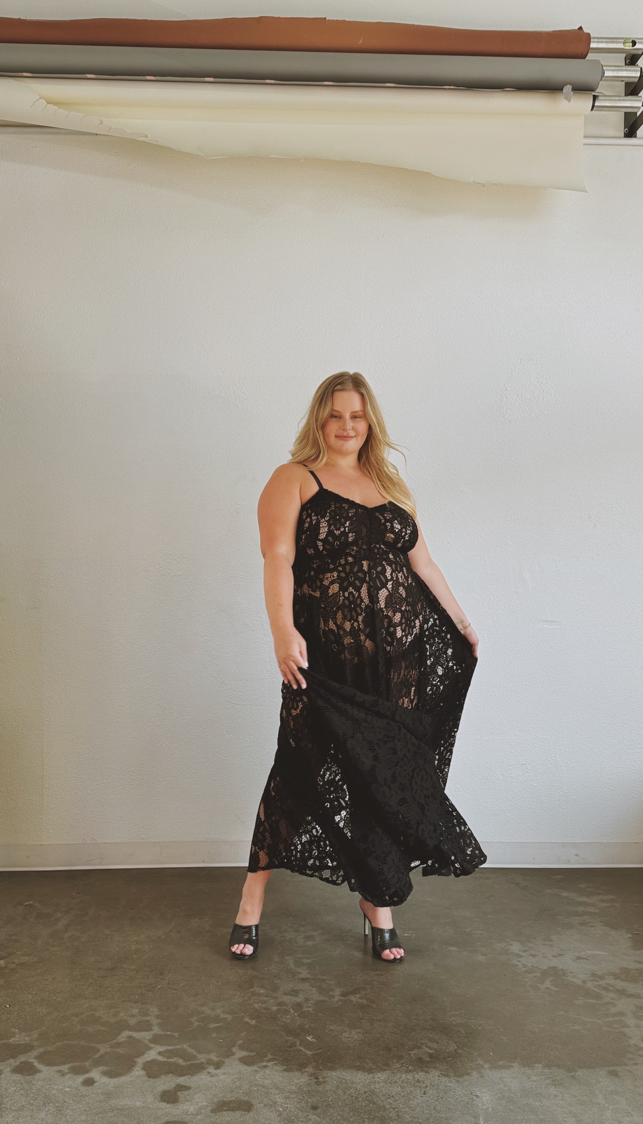 JONI SUN DRESS -  LACE — detail, fabric