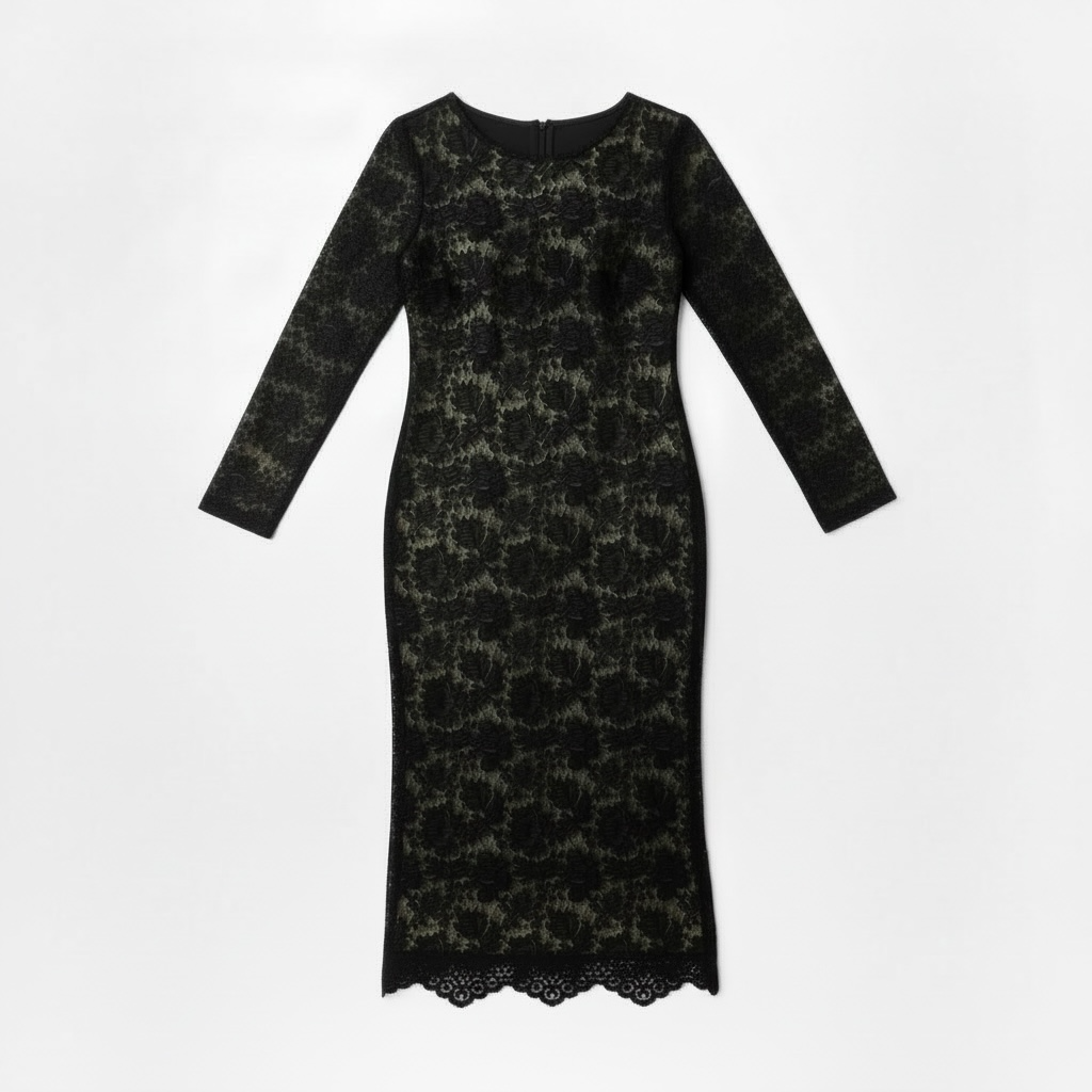 Novack Lace Dress- Black