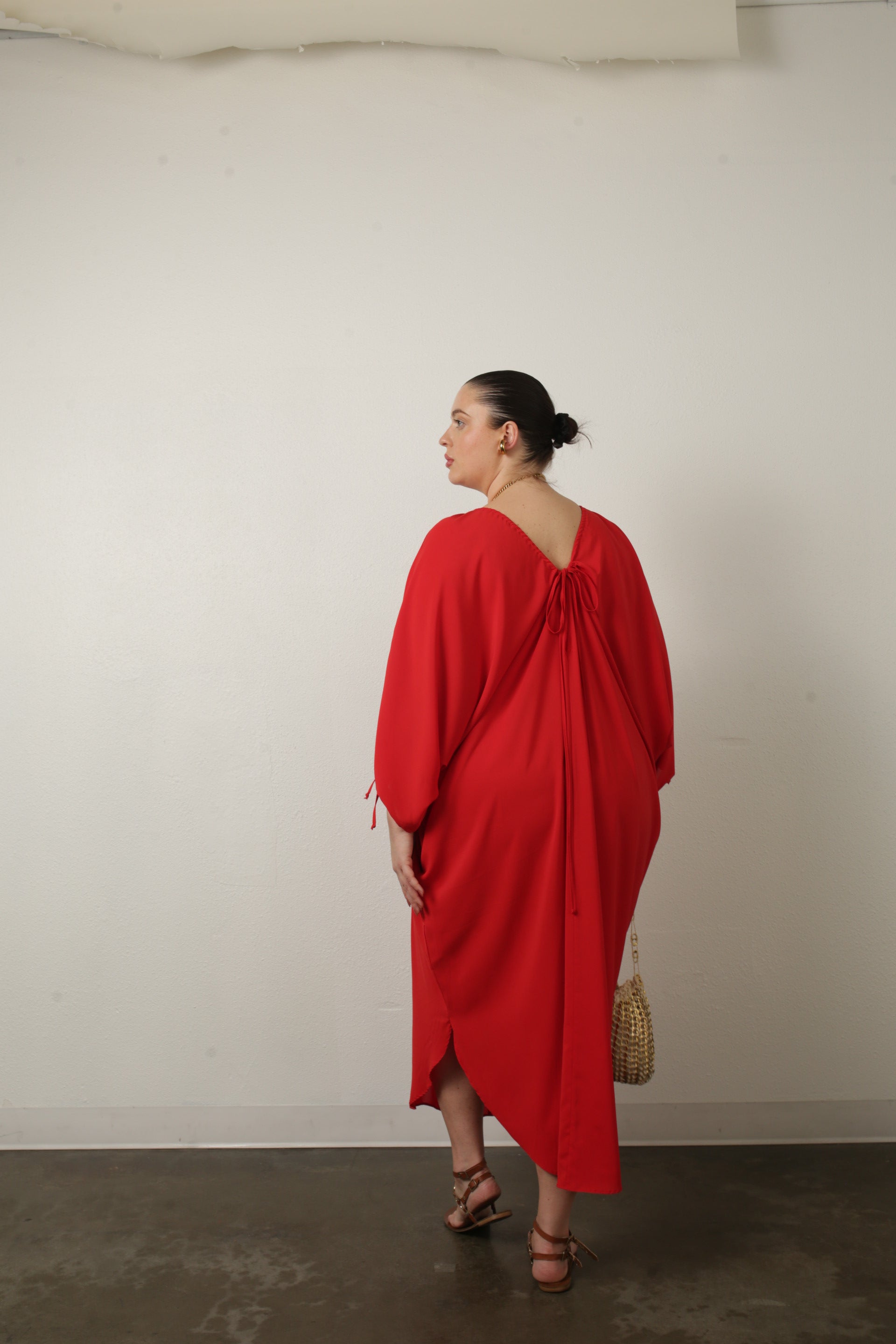 Maxine Kaftan- Crimson Red