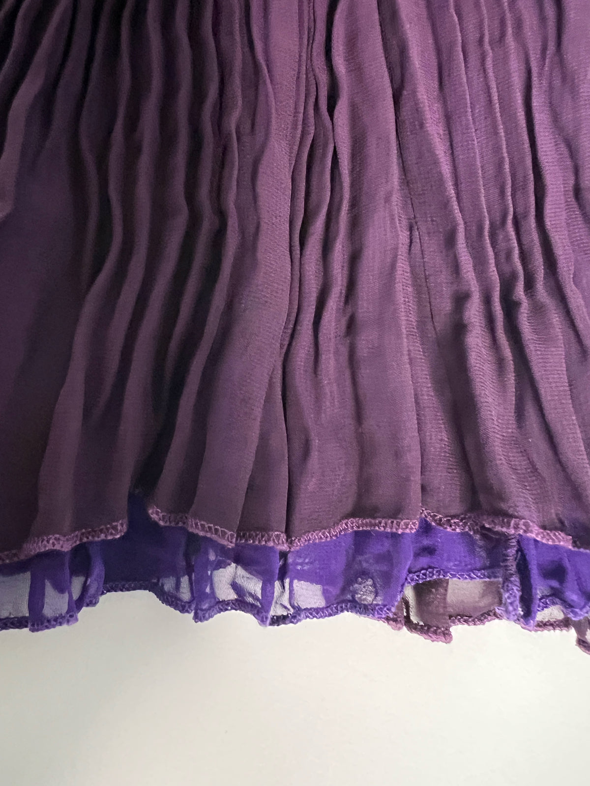 Amara Pleated Wide Leg Pant - Purple