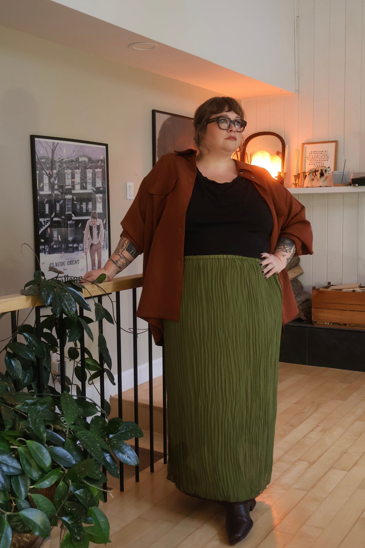 The Payton Shirt Jacket - Terracotta