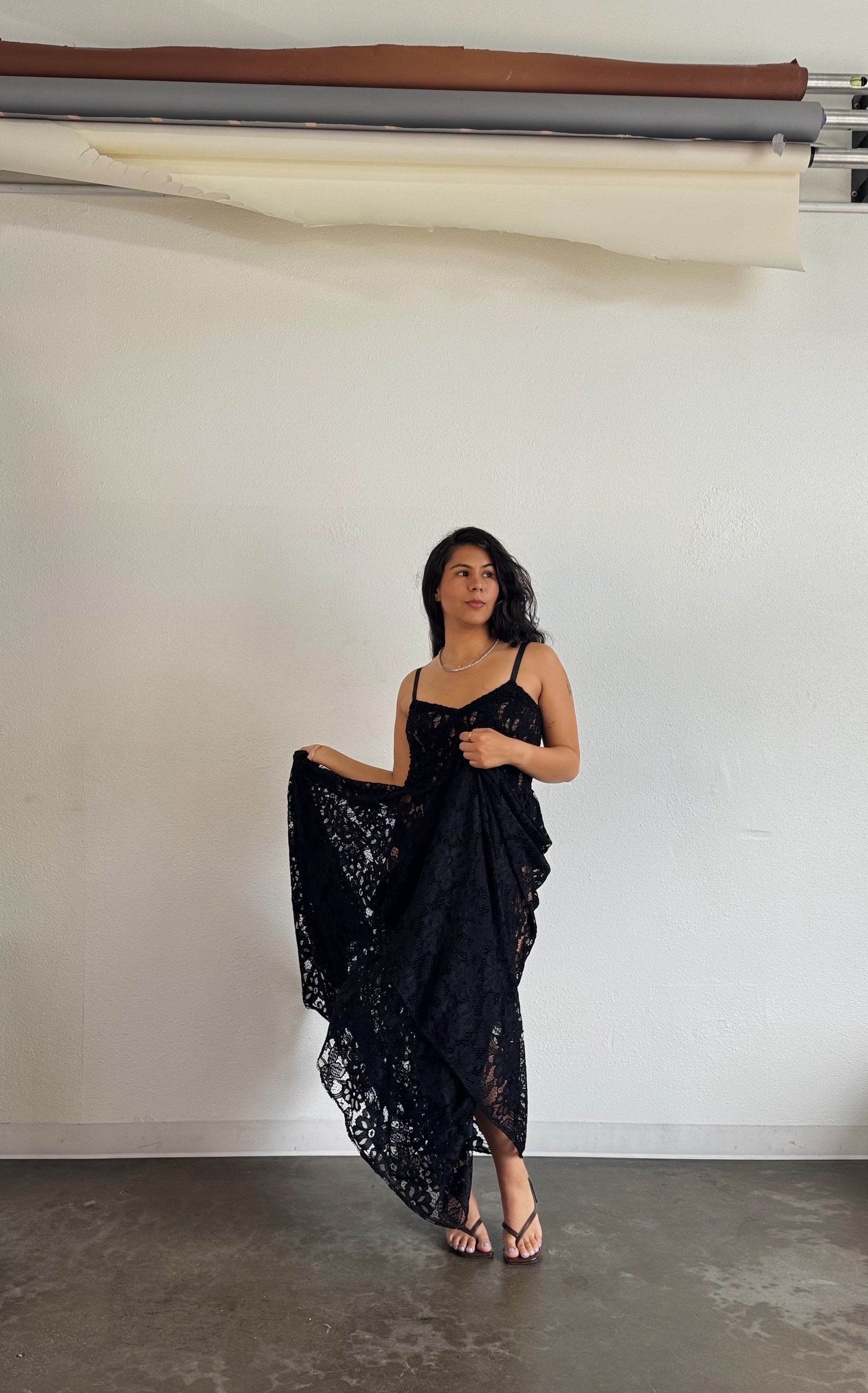 JONI SUN DRESS -  LACE — detail, fabric
