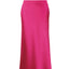 This Sapphire Pink silk slip skirt is cut on the bias for a fluid finish and falls elegantly to the ankle.