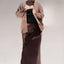 Eudora Maxi Bias Slip Skirt in Brown - Designed to fit the "true size majority" 10+