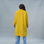 Double Breasted Car Coat - Citrine Yellow
