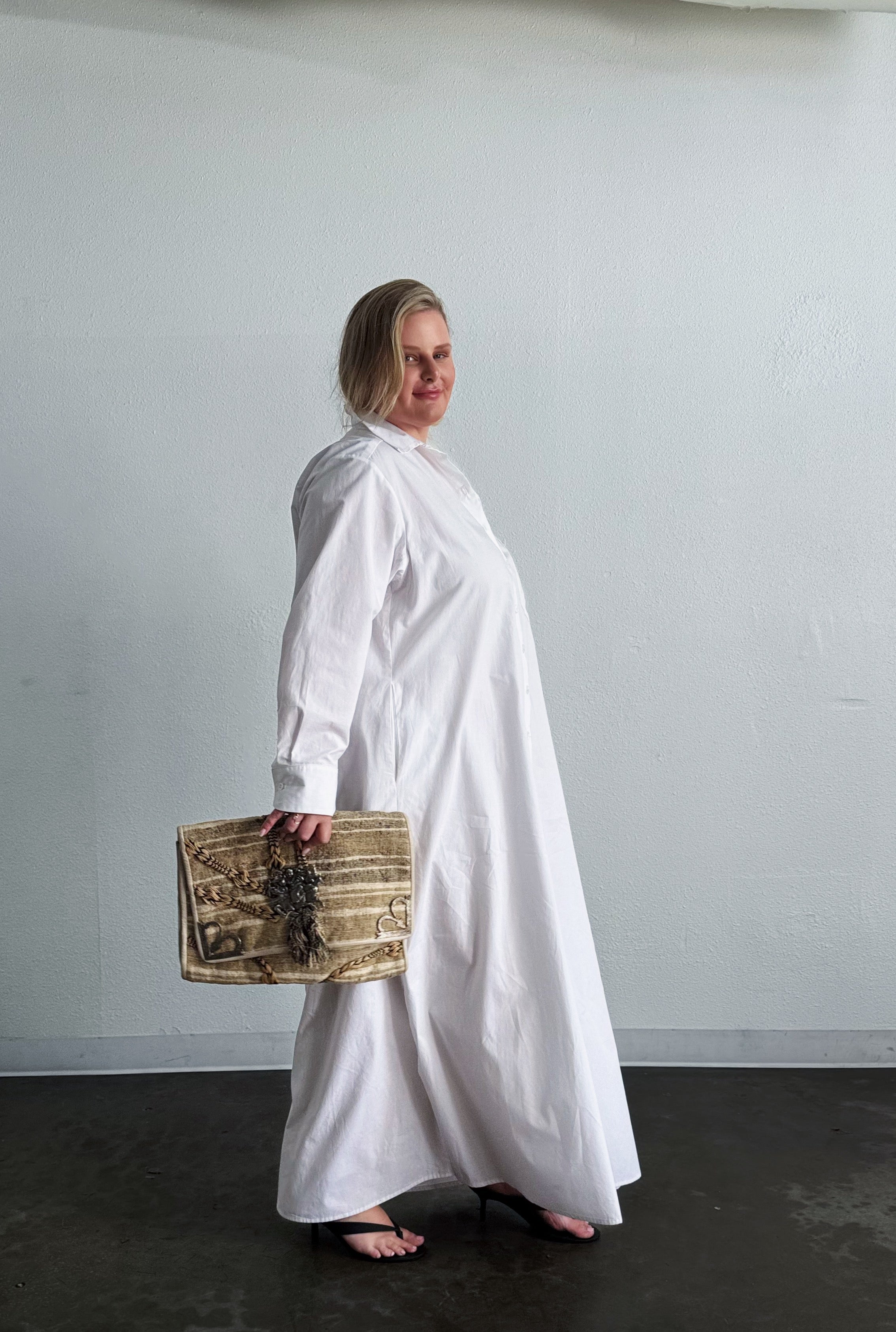 Ultra Maxi Shirt Dress