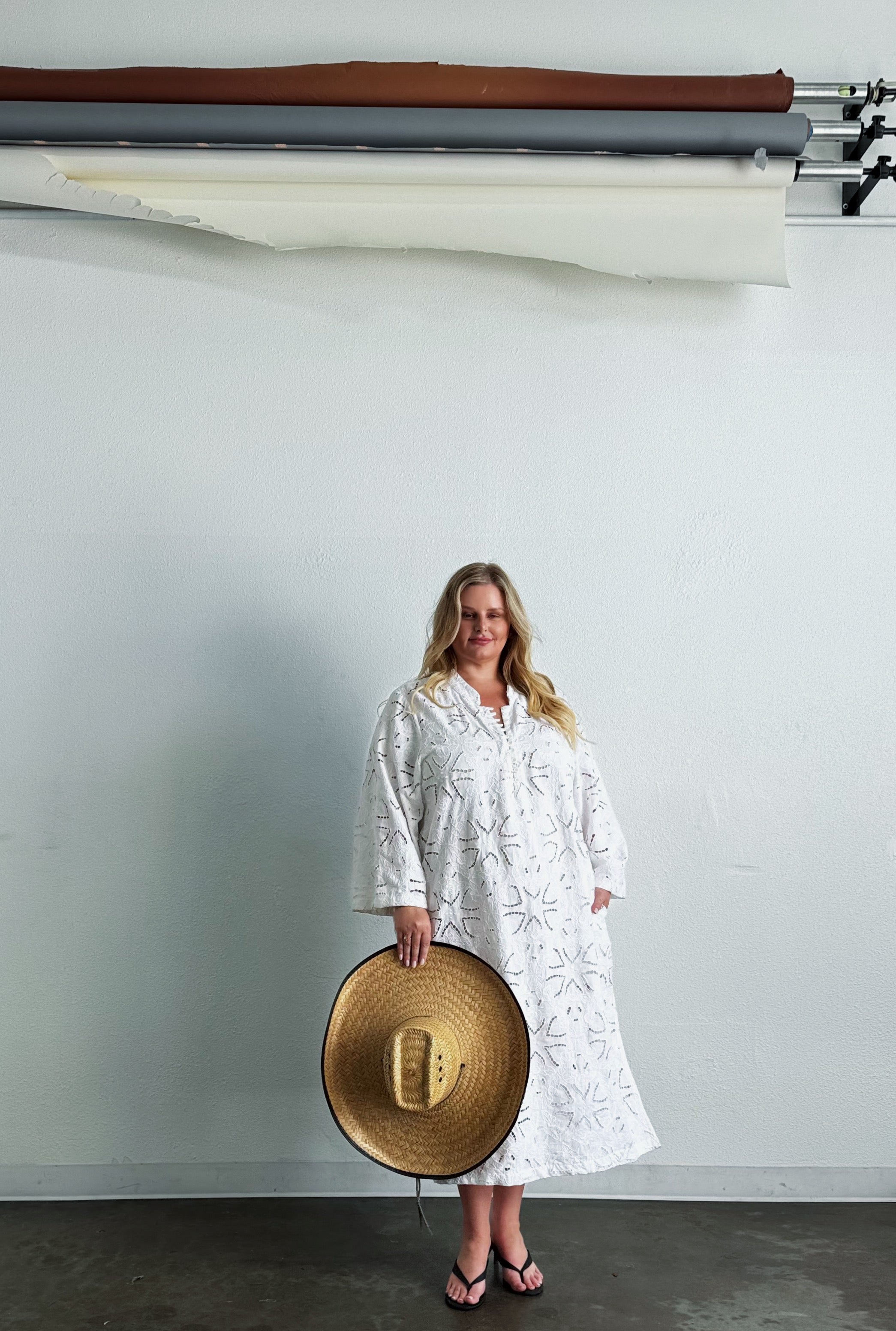 Talitha Dress- White Eyelet