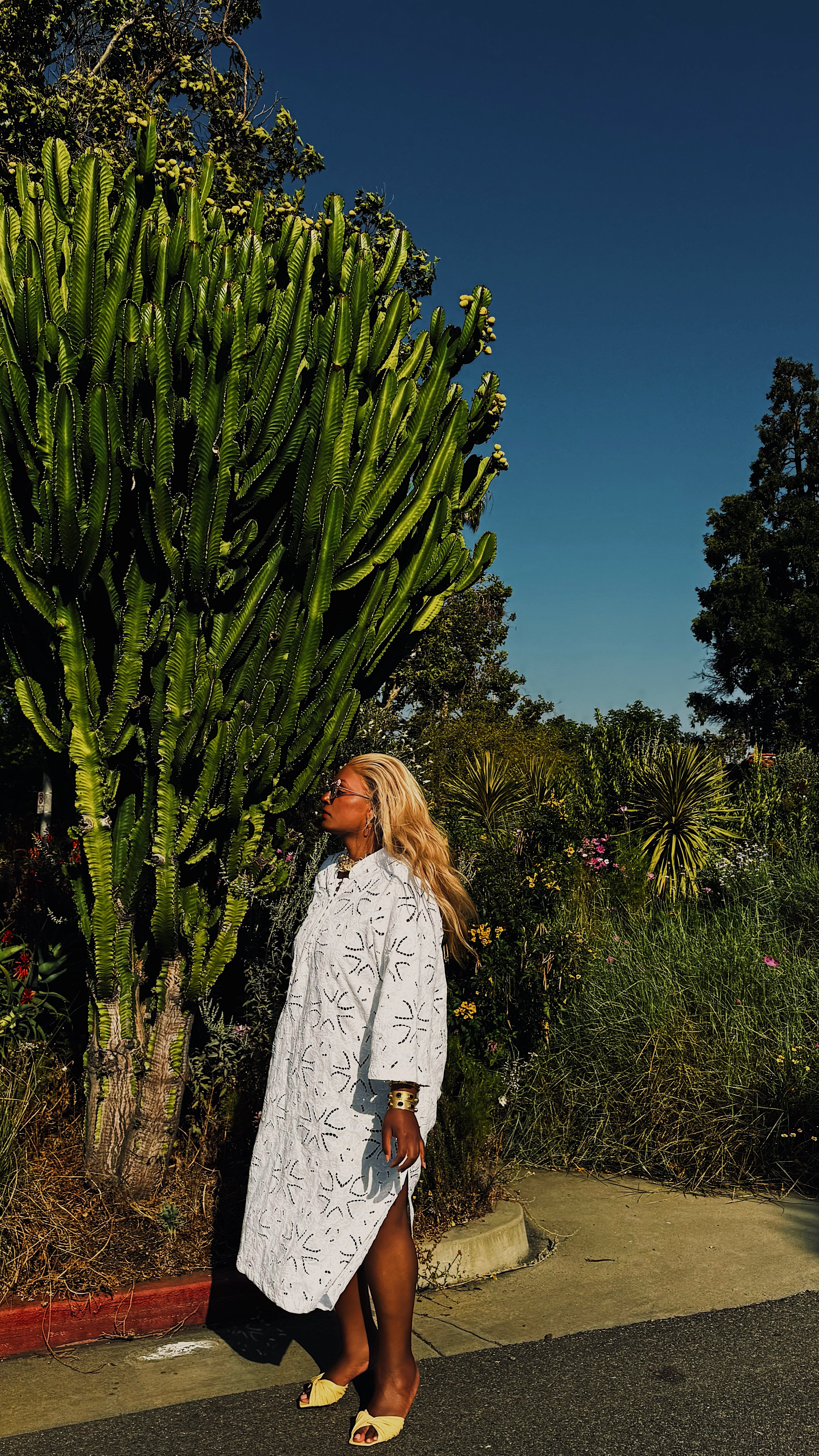 Talitha Dress- White Eyelet