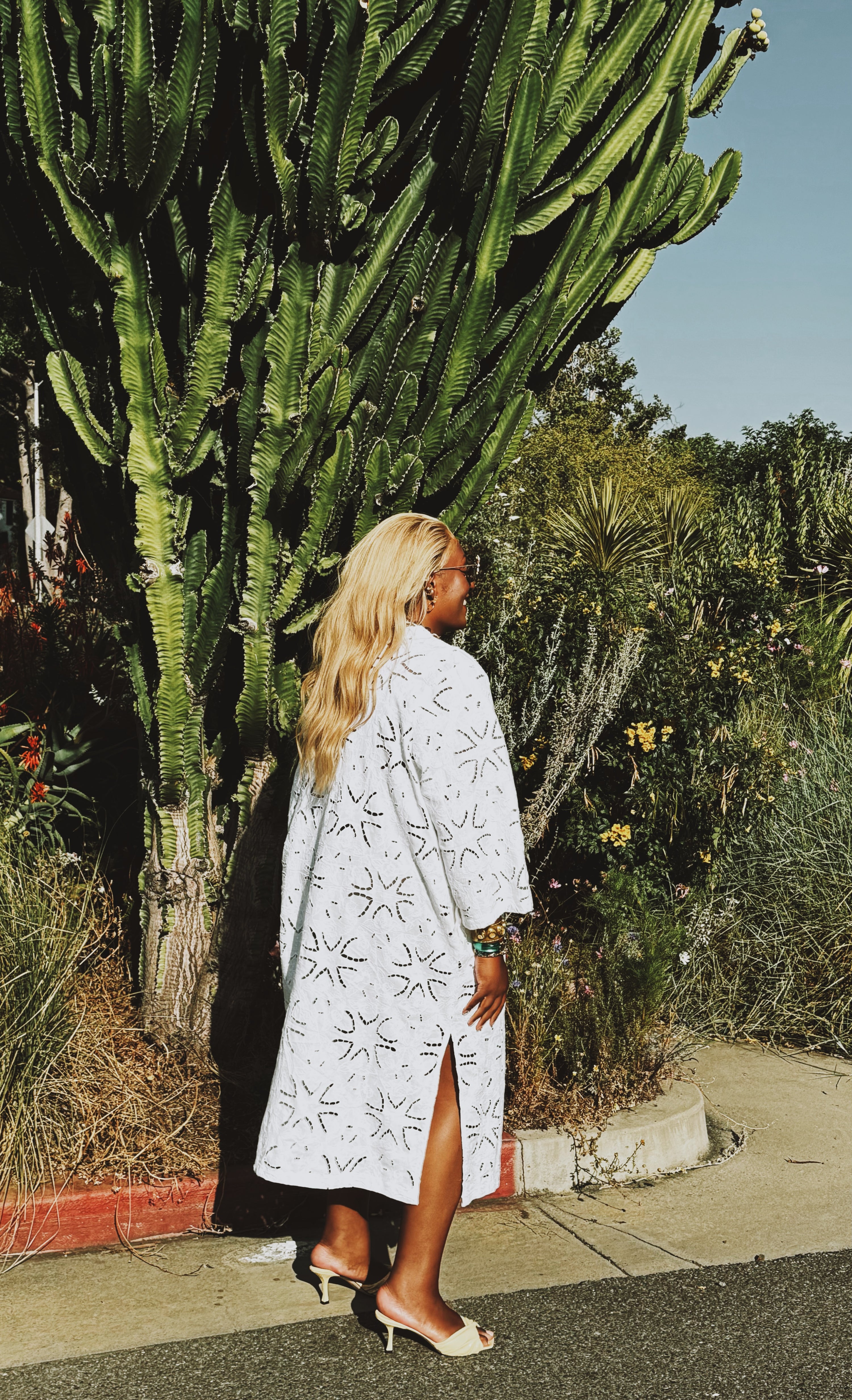 Talitha Dress- White Eyelet