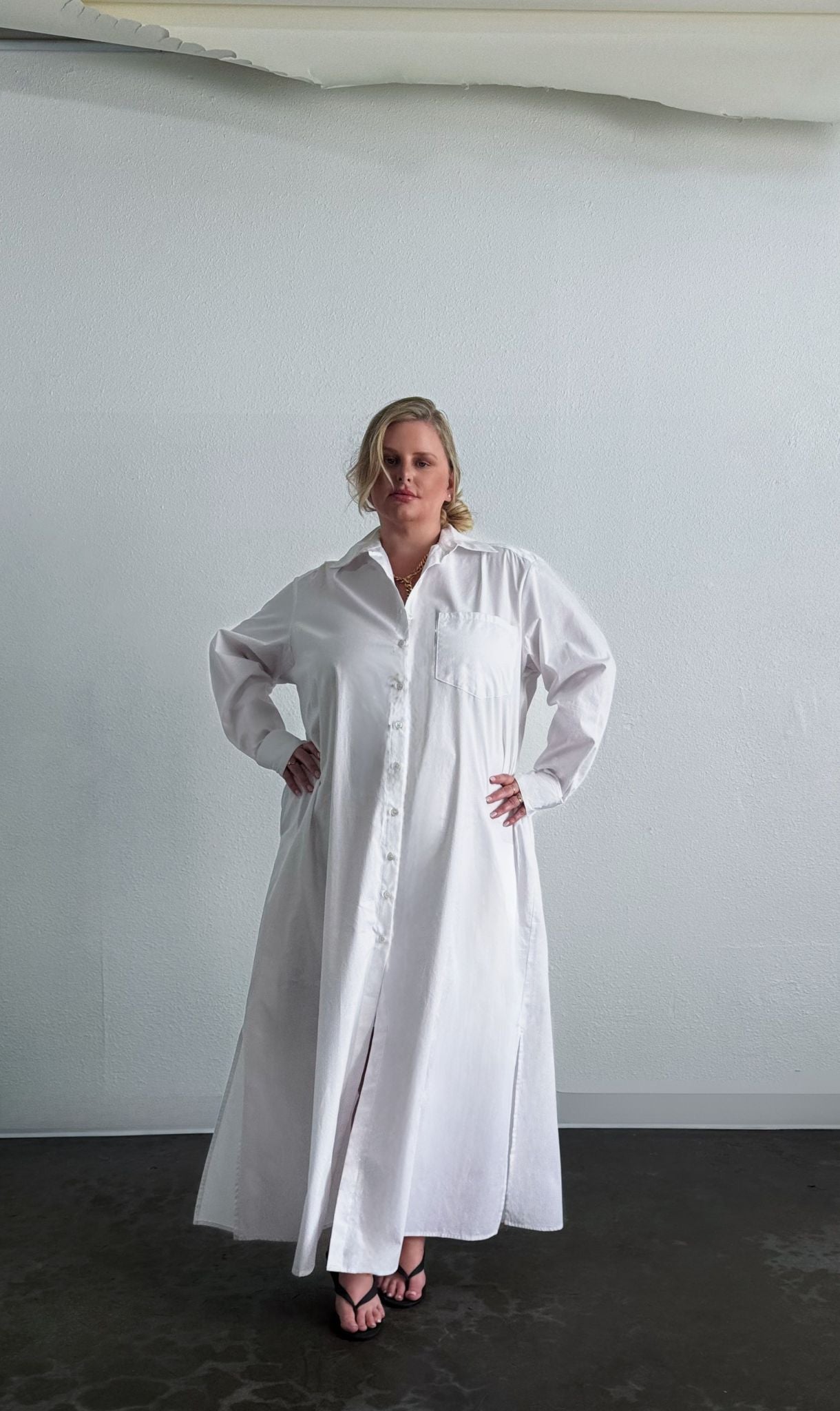 Ultra Maxi Shirt Dress