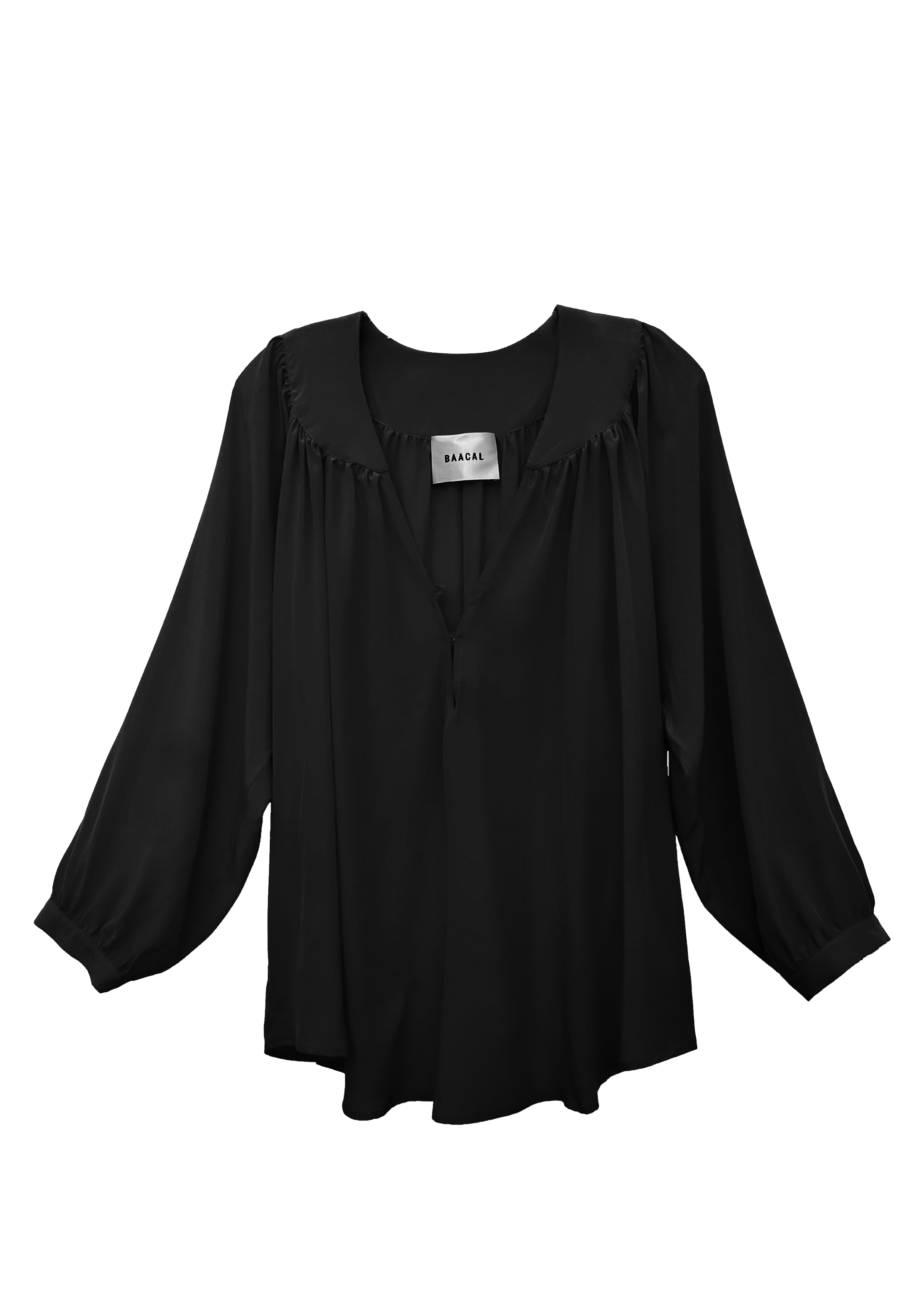 flat of black stevie blouse