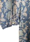 sleeve cuff detail of the delphinium blue denni dress