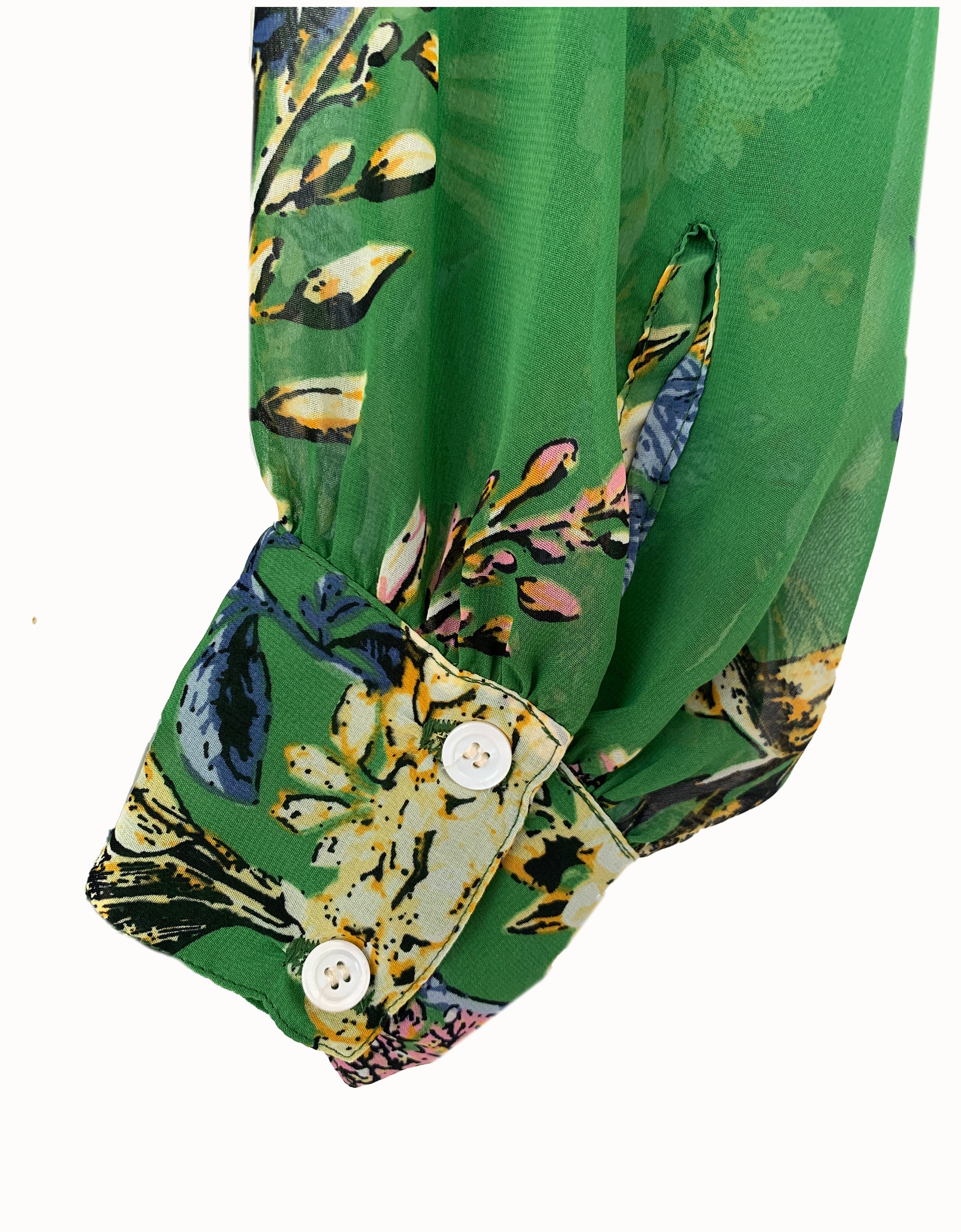 Midi Wrap Dress- Garden Tea