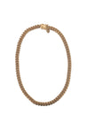 heavy gold plated cuban link necklace