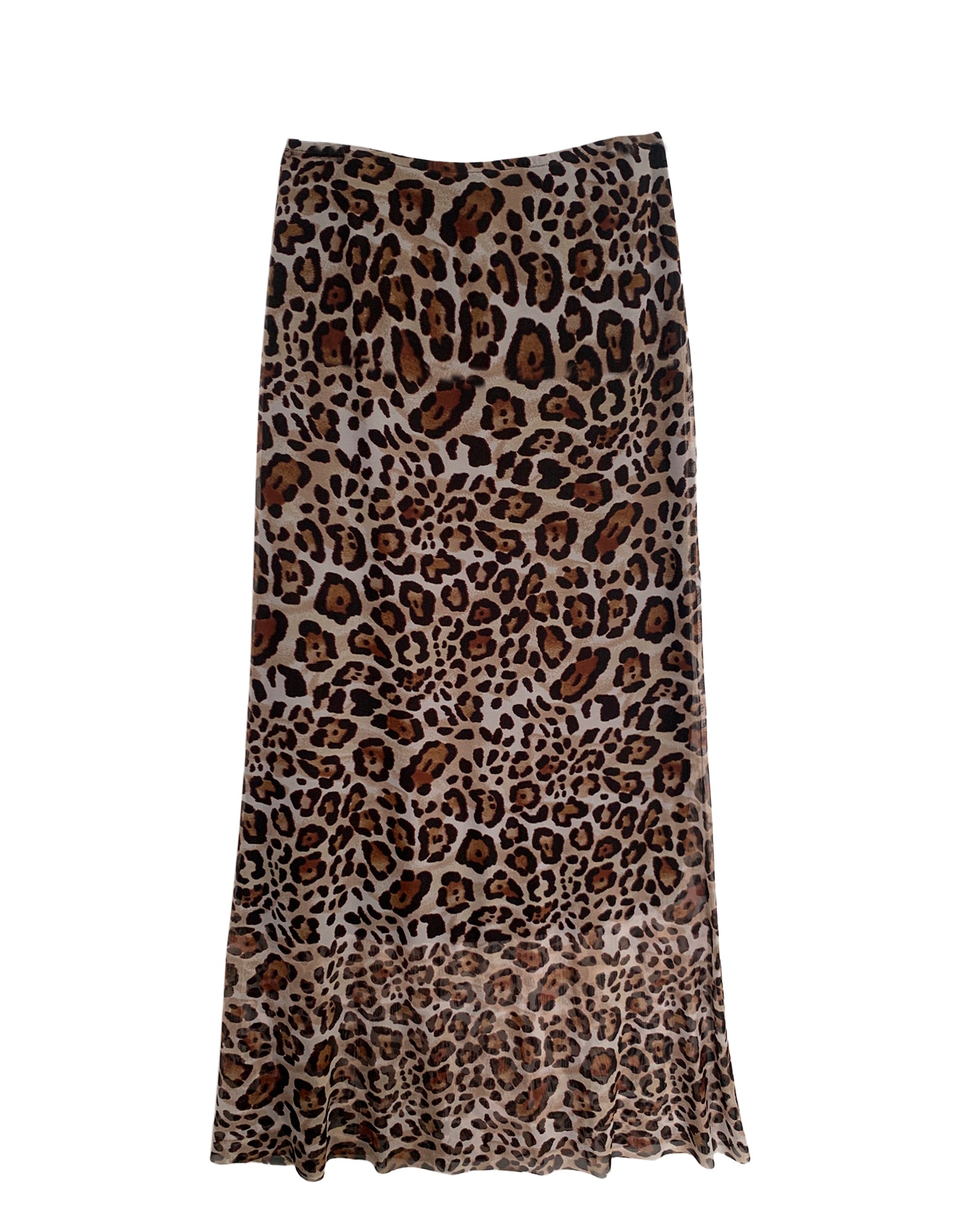 Leopard Mesh Skirt - Designed to fit the "True Size Majority" 10+