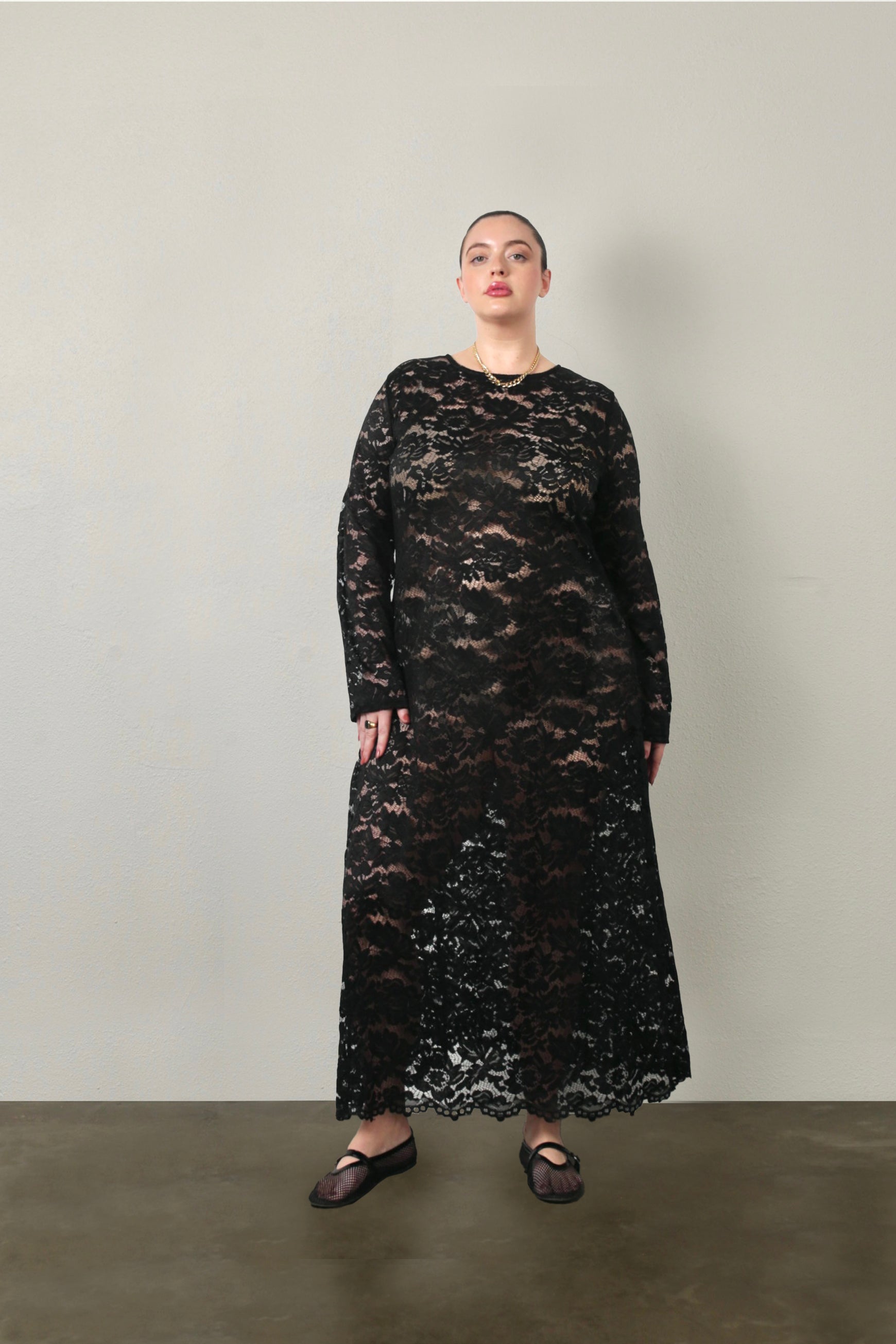 lace mesh dress all-season Cynthia Vincent BAACAL – Baacal lace mesh dress all-season Cynthia Vincent BAACAL – Baacal