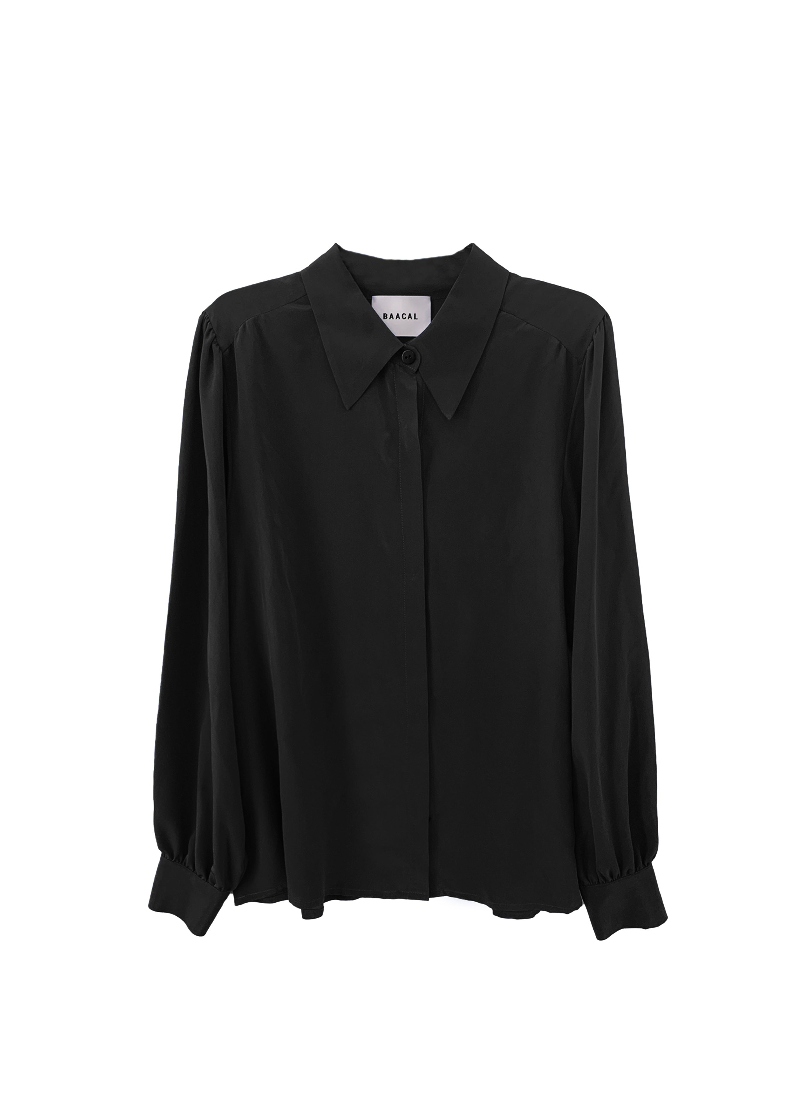 Sigourney Blouse- Black Silk - Designed to fit the "True Size Majority" sizes 10+