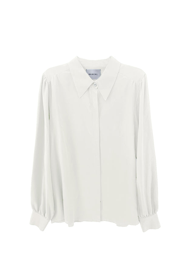 Sigourney Blouse- Ivory Silk - Designed to fit the "True Size Majority" sizes 10+