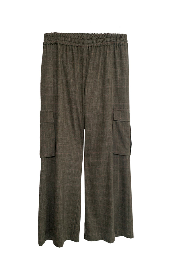 Cargo Pant- Prince of Wales Plaid - designed to fit the "True Size Majority" sizes 10+