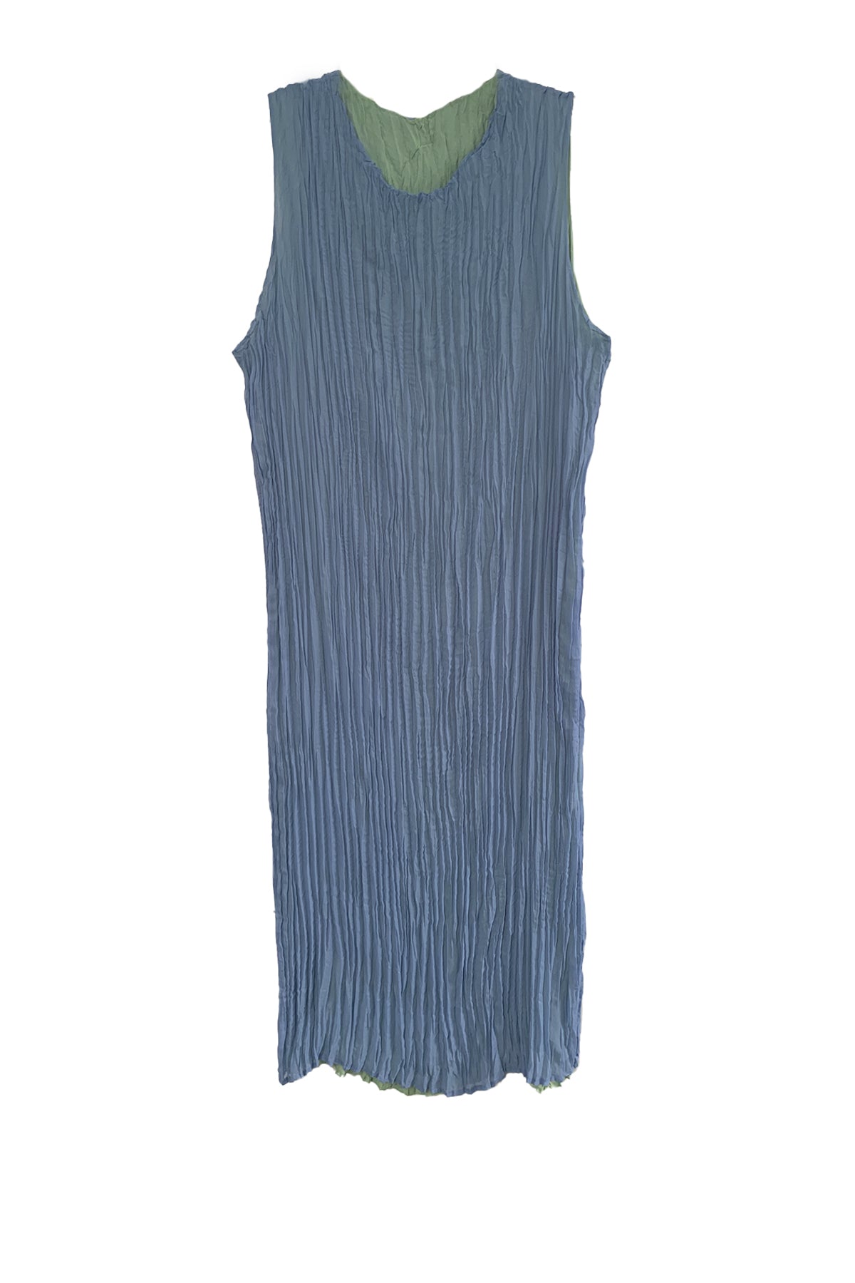 Blue side Jaya pleated dress