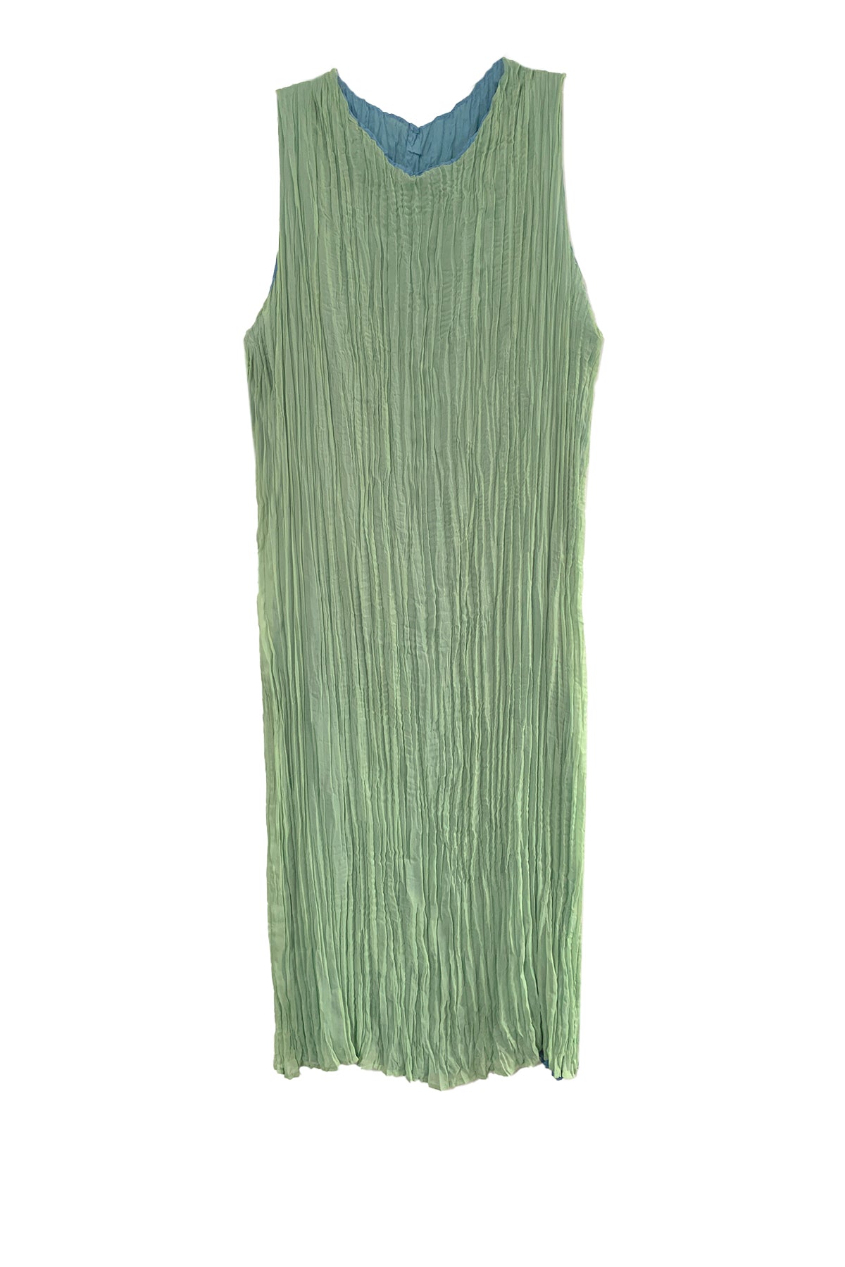 green side Jaya pleated dress