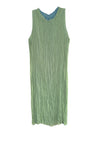 green side Jaya pleated dress