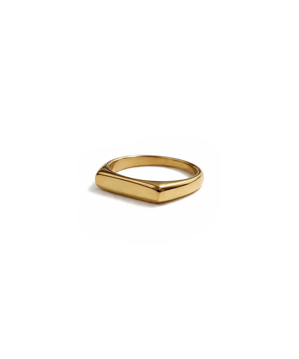 Slim Bar Ring - Gold