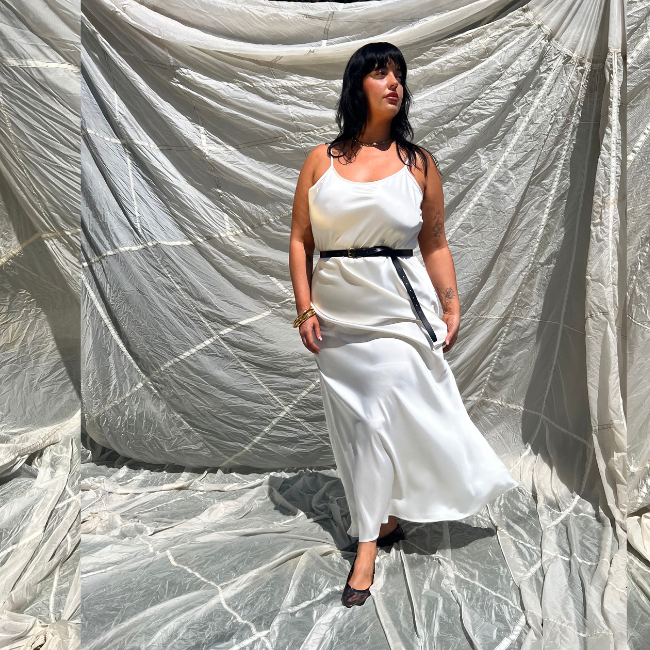 Leah Easy Satin Maxi Slip Dress