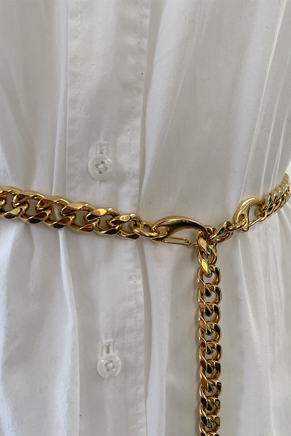 Cuban Chain Belt