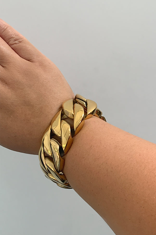 12mm Miami Cuban Link Bracelet - Gold – Cernucci