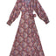 The Maxey Wrap Dress - Vintage Paisley Print - Size Inclusive - Plus Size Dress