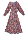 The Maxey Wrap Dress - Vintage Paisley Print - Size Inclusive - Plus Size Dress