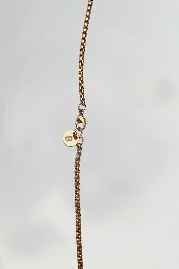 "Thin Boy Slim" is our thin chain. The Rolo Link on this chain gives the appearance of a deeper more matte gold finish. Wear it alone or add charms or a pendant. Perfect for almost any occasion. Layer it or wear it alone for the finishing touch to your everyday outfits.